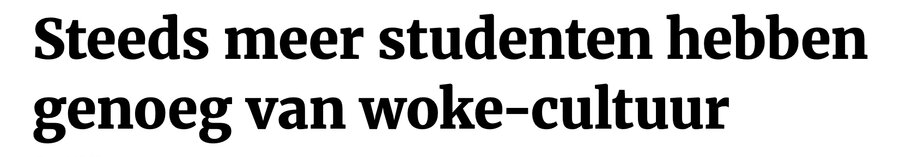 Steeds meer studenten hebben genoeg van woke-cultuur