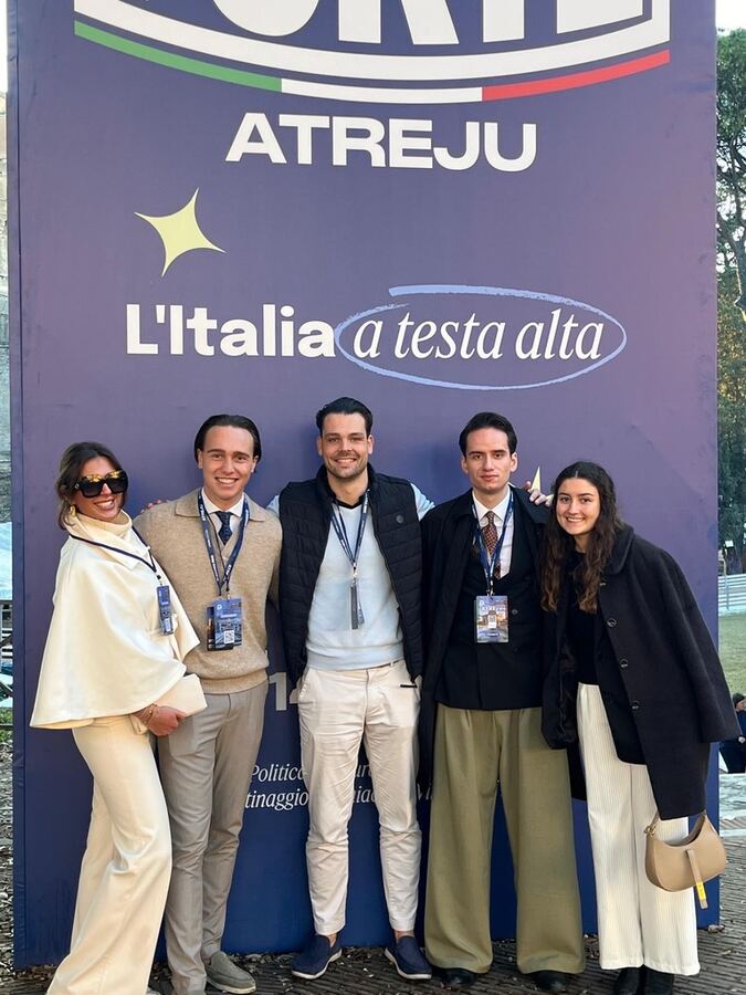 VSP bij de Atreju-conferentie in Rome